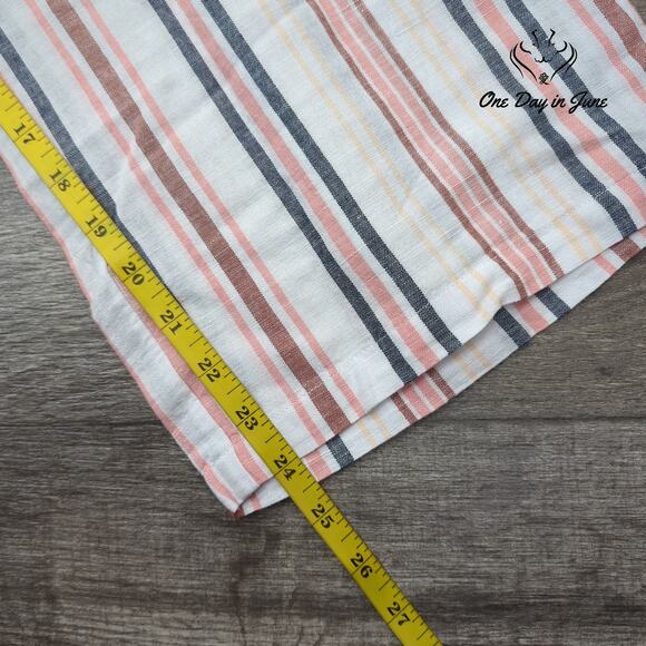 Liz Claiborne Linen Crop Pants Size M - Picture 5 of 6